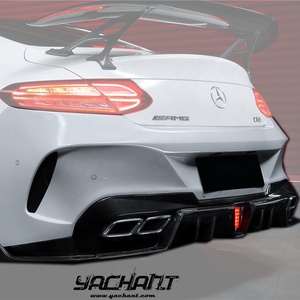 Pare-chocs arrière en Fiber de carbone pour <span class=keywords><strong>2016</strong></span> à 2021 MB C205 <span class=keywords><strong>C63</strong></span> AMG coupé iMP Performance kit de carrosserie de pare-chocs arrière - Product Image 1