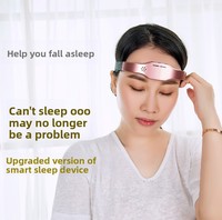 Bandeau de massage crânien SM-518, appareil pulsé pour le cerveau, soulagement de l'insomnie, aide au sommeil, dispositif favorisant le sommeil