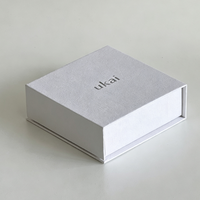 Boîtes en papier personnalisées avec logo, écologiques, pour bijoux (boucles d'oreilles, colliers, bagues), avec fermeture magnétique, pour accessoires cadeaux