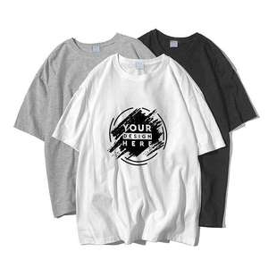 Camisetas Personalizadas al por Mayor, 100% Algodón, Camisetas Blancas para Hombre, Camisetas Casuales Básicas Blancas, Camisetas Personalizadas - Product Image 1