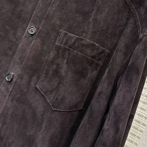 Giacca da <span class=keywords><strong>donna</strong></span> <span class=keywords><strong>in</strong></span> vera <span class=keywords><strong>pelle</strong></span> scamosciata giacca autunno inverno Blazer da <span class=keywords><strong>donna</strong></span> <span class=keywords><strong>in</strong></span> vera <span class=keywords><strong>pelle</strong></span> di capra Suede Suede - Product Image 3