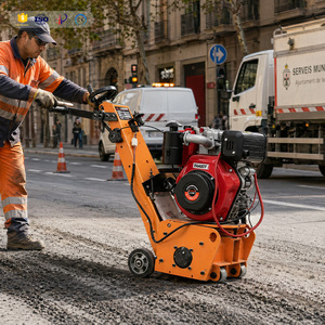 Fraiseuse à asphalte manuelle, <span class=keywords><strong>scarificateur</strong></span> de sol en béton, décapeuse de surface routière autoportée pour la construction de ponts - Product Image 2