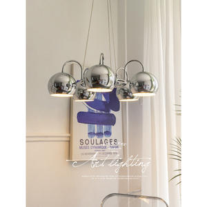 Lámpara de Araña de Diseño Nórdico Minimalista Vintage para Comedor, Lámpara Colgante de Lujo para Sala de Estar Estilo Bauhaus, Iluminación Elegante - Product Image 3