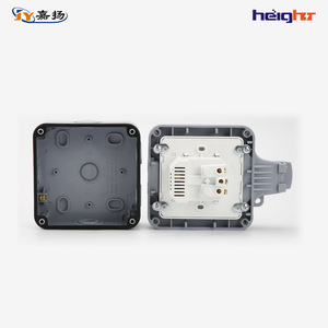 Height Outdoor Waterproof <b>Socket</b> With Usb Port Ip66 Abs Material 230V <b>Single</b> Outlet German Standard - Product Image 4