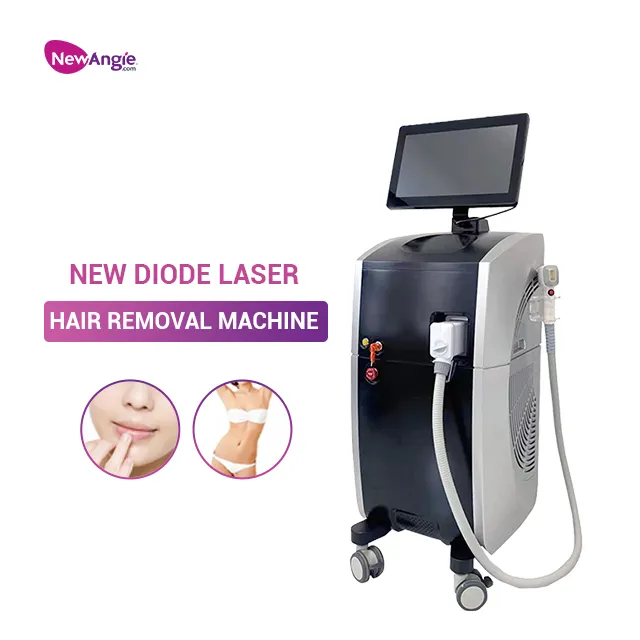 Newangie ice diode laser macchina per la depilazione magneto optic face hair remove lazer machine pezzi di ricambio per ragazze permanenti