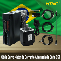 Kit Moteur Servo AC Série CS 100W 200W 400W 220V 3000RPM avec Encodeur et Câble pour Robot CNC et Machine à Coudre - Stock Brésil