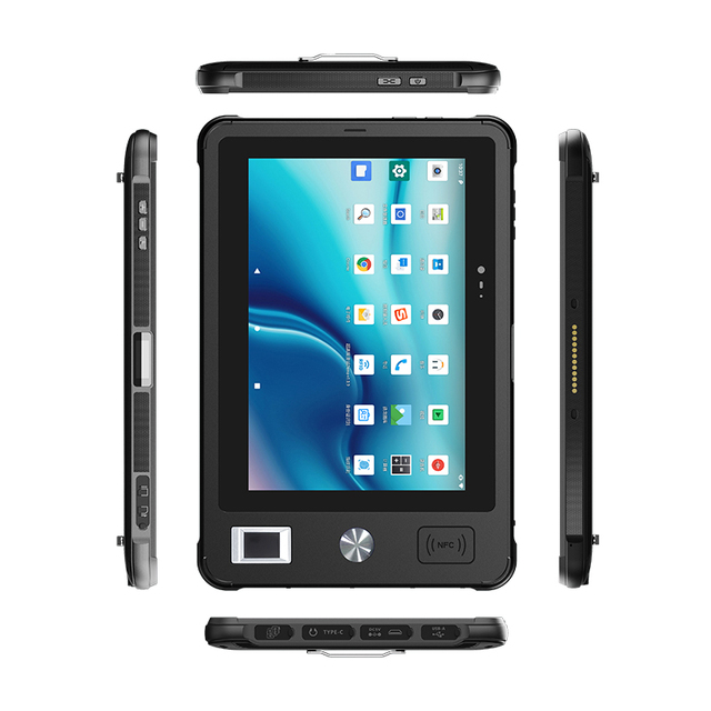 Advanced Biometric Verification Rugged Tablet with FAP20 Optical Fingerprint Reader Voter Registration Security Access Control
