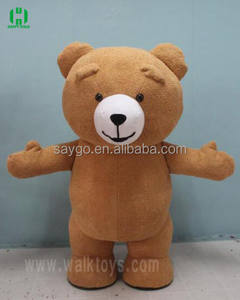 Costume d'ours en peluche géant gonflable de grande taille en <span class=keywords><strong>gros</strong></span>, costume de mascotte d'ours en peluche gonflable pour adultes et enfants - Product Image 6