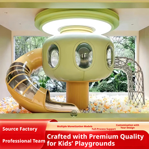 Aire de jeux intérieure pour enfants, petit château ludique, équipement de parc d'attractions, mezzanine, espace de vente, aire de jeux pour l'éducation précoce, toboggan - Product Image 3