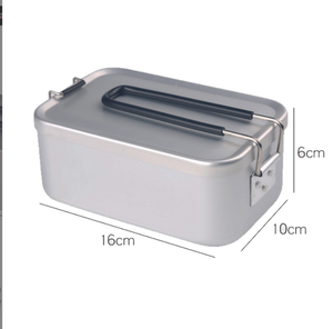 Lonchera de Aluminio de 800 ml para Aventuras, con Cierre Hermético y Rodillo, Ideal para Senderismo, Marca Definite Honesty Power CN GUA OTHERS - Product Image 1