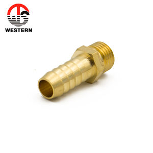 Manguera de latón neumática macho BSP NPT, accesorio de manguera con extremo de boquilla, fabricante chino - Product Image 2