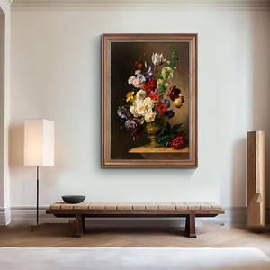 Design Vintage Tableau De Decoration Maison dipinto a mano pittura a olio stampa floreale hd Poster tela arte della parete - Product Image 3