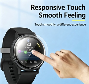 Película Protectora de Pantalla 3D Curva Compatible con el Reloj Inteligente <span class=keywords><strong>Garmin</strong></span> <span class=keywords><strong>Vivoactive</strong></span> 5, Protector de Pantalla de Hidrogel para <span class=keywords><strong>Garmin</strong></span> Active 6 - Product Image 6