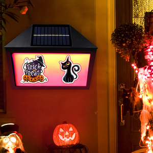 IP65 Solar Powered Waterproof House Numbers RGB <b>Light</b> LED Address <b>Sign</b> Outdoor Lighting Wall Lamp for Home Yard Street Garden - Product Image 2