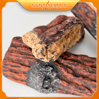 Bûches à gaz en céramique Fourniture directe d'usine de charbon de bois ornement décoratif cheminée cheminée électrique