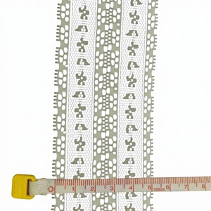 Nastro Decorativo in Pizzo Nylon Lavorato a Maglia con Pois, 3,2 <span class=keywords><strong>cm</strong></span>, Non Elastico, per Abiti da Bambola, Cucito e Design di Abbigliamento - Product Image 4