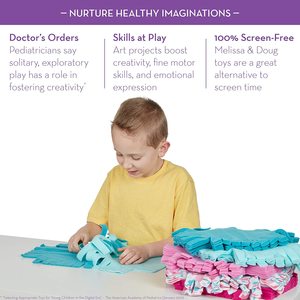 Nghệ Thuật Và Thủ Công Dự Án Dễ Dàng Để Knot Fleece Quilt Pre Cắt Hình Vuông Trái Tim Tự Làm Lông Cừu Chăn Không May Thủ Công Hoạt Động Bộ Dụng Cụ - Product Image 3