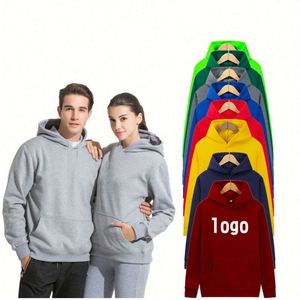 Sweat-shirts pour hommes de grande taille, style décontracté, en molleton 100% polyester 230 GSM, avec impression de logo personnalisée de haute qualité - Product Image 2