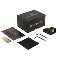 Focuhunter 1X26mm Alliage d'aluminium Tactique Rouge 10 Niveaux de Luminosité Point Rouge Étanche IPX7 Sans Parallaxe Lunette de Visée Antichoc 1500G Entièrement Résistante