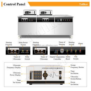 Tullker – <span class=keywords><strong>nettoyeur</strong></span> à ultrasons sur mesure de 175L, trois réservoirs de grande capacité, Film de graisse de déchets de puissance, enlever le moteur d'<span class=keywords><strong>injecteur</strong></span> <span class=keywords><strong>Diesel</strong></span> - Product Image 5