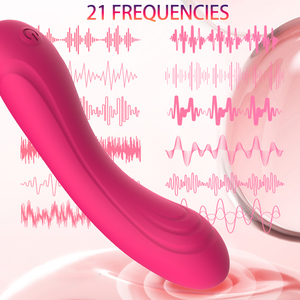 هزاز صغير قوي للنقطة G مصنوع من السيليكون الناعم قابل لإعادة الشحن عبر USB مقاوم للماء IPX7 جهاز تدليك هزاز للتحفيز البظري والشرجي - Product Image 2