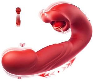 Mainan seks dewasa dildo teleskopik alat pemijat klitoris gspot G wanita pemijat Anal bokong bergetar - Product Image 1