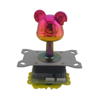 Vente Flash JYUEE Joystick d'Arcade Multicolore Brillant à 2/4/8 Directions avec Micro-interrupteur Modèle IP 45MM PC Plastique + Métal