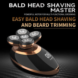 Afeitadora Eléctrica Rotativa 5 en 1 <span class=keywords><strong>para</strong></span> Hombre, de Alta Calidad, Resistente al Agua, Recargable por USB, con Cabezales Lavables - Product Image 2