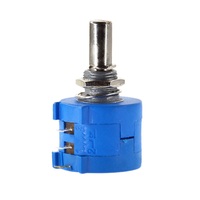 Potentiomètre de précision multitours 3590S-2-103L 3590S 100 - 10K Ohm, résistance réglable à 10 tours + bouton rotatif avec cadran de comptage des tours