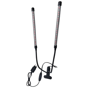 ไฟปลูกต้นไม้แบบหนีบ LED 6W 8W หลอดคู่ พร้อมสามโหมดแสงและตัวตั้งเวลา สำหรับปลูกต้นไม้บนโต๊ะ ขายส่ง - Product Image 2