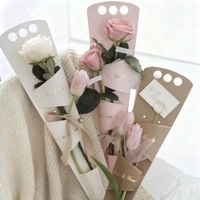 Boîte d'emballage pour fleurs, bouquet de roses, matériel d'emballage pour fleuristes, fournitures pour la Saint-Valentin, mariage, fête