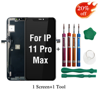 Écran OLED GX pour iPhone X XR XS 11 12 13 14 15 Pro Max – Remplacement d'écran LCD et numériseur pour téléphone portable (Pantalla)