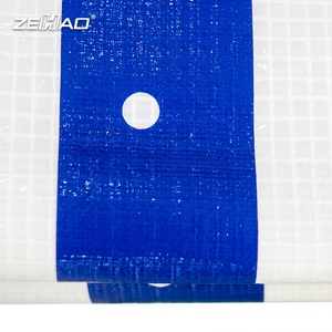 Échafaudage de bâche de polyéthylène de tissu de maille pour la construction - Product Image 5