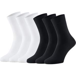 Chaussettes habillées pour hommes personnalisées en viscose de bambou, anti-humidité, unies, douces, respirantes, décontractées, lot de 6 paires - Product Image 3