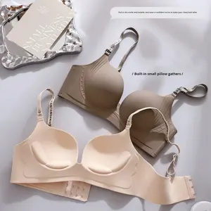 <span class=keywords><strong>Soutien</strong></span>-<span class=keywords><strong>gorge</strong></span> push-up sans couture pour femme, couleur unie, avec coussinets intégrés 3/4, bande en gel, sans <span class=keywords><strong>armatures</strong></span>, sexy, pour le quotidien - Product Image 5