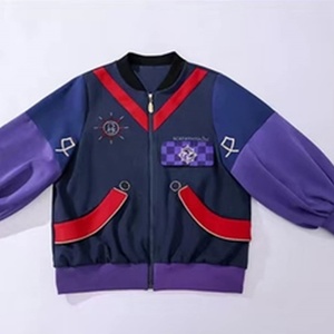 Sudadera con capucha y cremallera para hombre, estilo Genshin Tighnari, para otoño, con estampado 3D, bordado, teñido liso, de punto, extragrande, antiarrugas - Product Image 4