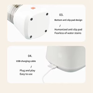 Exprimidor de Cítricos Multifuncional de Acero Inoxidable Blanco al por Mayor, Nuevo, de Boca Ancha y Extracción Lenta - Product Image 4