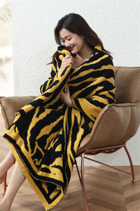 Microfiber घरेलू कंबल पॉलिएस्टर बुना हुआ कंबल गृह सजावट सोफे बी एम W कंबल जाजम के लिए फेंकता शराबी - Product Image 5