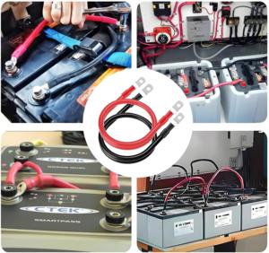 Pin Cáp M10 2awg 35mm2 L:30cm pin cáp với thiết bị đầu cuối Đồng pin cáp cho xe Marine năng lượng mặt trời RV xe máy - Product Image 6