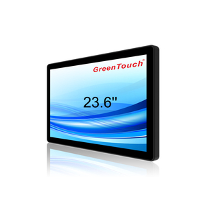 จอสัมผัสแบบ Open Frame ขนาด 23.6 นิ้ว กันน้ำมาตรฐาน IP65 ป้องกันการงัดแงะระดับ IK08 |   จอแสดงผล PCAP 10 จุด ได้รับการรับรอง CB เชื่อมต่อผ่าน <span class=keywords><strong>USB</strong></span> - Product Image 1
