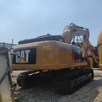 Excavatrice hydraulique Caterpillar 325D2L d'occasion importée du Japon, 25 tonnes, fiabilité élevée, débit hydraulique moyen, pour travaux de construction routière
