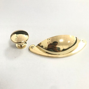 Matched <strong>Shell</strong> Cup <strong>Pull</strong> <strong>Handle</strong> and Round <strong>Knob</strong> Modern Design for Furniture Cabinet and <strong>Kitchen</strong> Cupboard <strong>Pull</strong> - Product Image 5