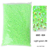 Expédition Rapide Accessoires de Décoration Artisanale en Gros 2mm/3mm/4mm/5mm/6mm Couleurs Bonbon Gelée Luxueuse Résine Brillante pour Ongles