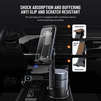 Nouveau support universel pour téléphone et tablette, console centrale de voiture, long et articulé, design robuste