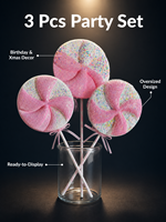 Décorations de fête réutilisables de luxe de forme irrégulière rose, 3 pièces, élégants supports en métal, ornements romantiques, centre de table de mariage