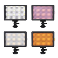 Lampe LED de studio photo et vidéo super lumineuse à alimentation électrique, très vendue, avec 3 filtres