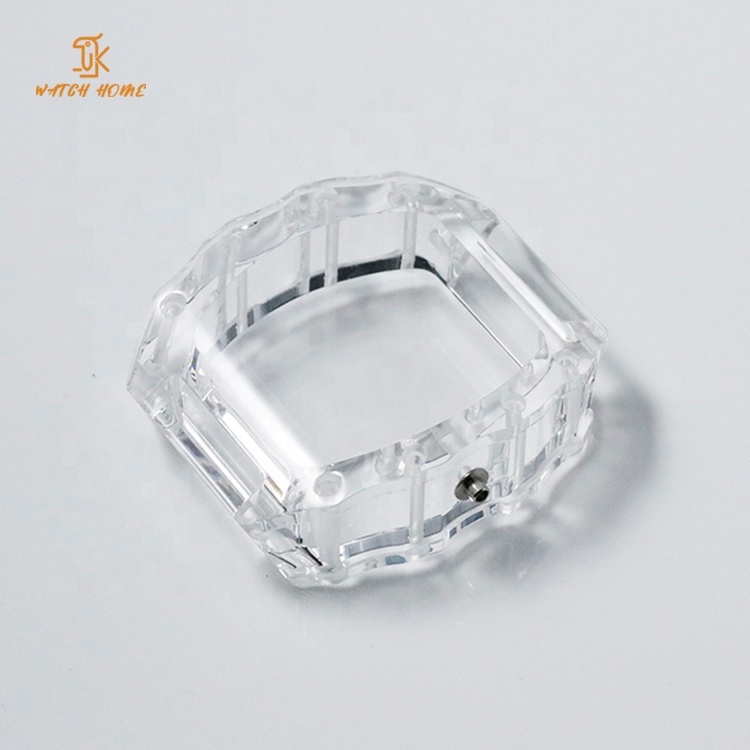 Factory 44mm Tonneau Watch Case Transparent