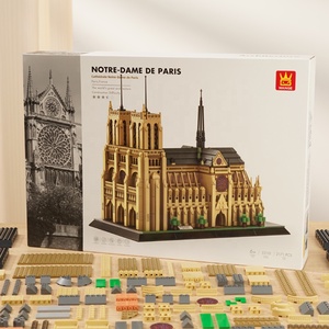 5210 <span class=keywords><strong>Notre</strong></span>-<span class=keywords><strong>Dame</strong></span> De Paris, Bloques de Construcción Arquitectónicos al por Mayor, <span class=keywords><strong>Serie</strong></span> de Juguetes para Modelos de Lugares Emblemáticos de la Ciudad, Juego Educativo y Venta al por Menor - Product Image 2