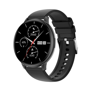 Montre connectée T6, best-seller, écran HD de 1,38 pouce, boîtier en alliage de zinc pour hommes et femmes, avec moniteur de fréquence cardiaque, appels Bluetooth, smartwatch à prix avantageux - Product Image 1
