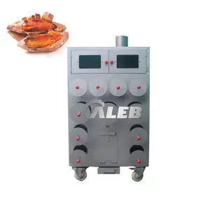 Commercial sweet potato corn roasting machine corn chestnut grill heating machine with wood carbon fire